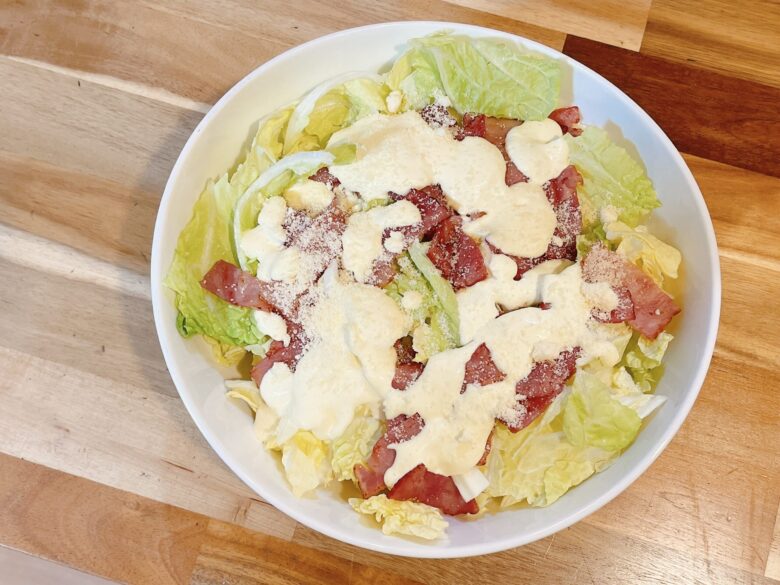 【レタスより美味い】白菜のシーザーサラダ リュウジのバズレシピメモ【作り方・コツ・感想】 It's a piece of cake